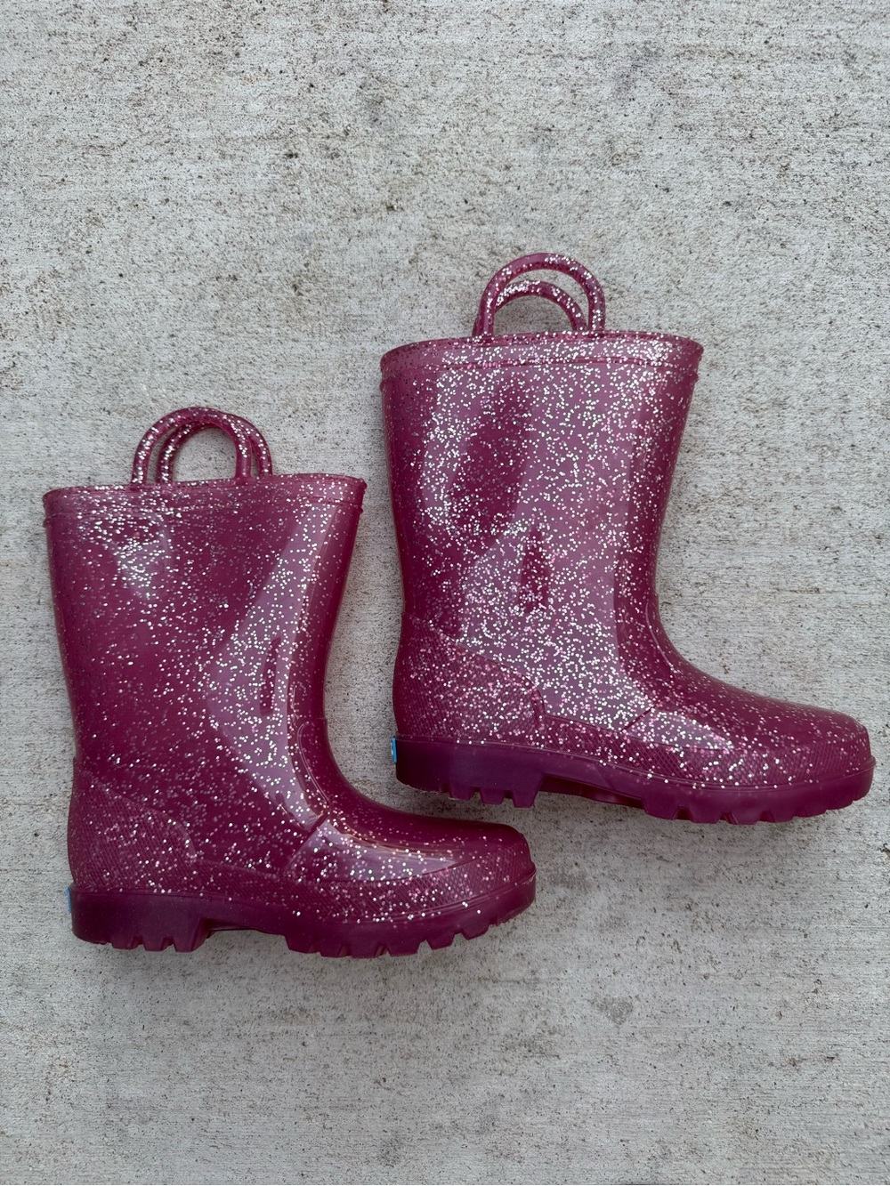 Zoogs Glittery pink rain boots